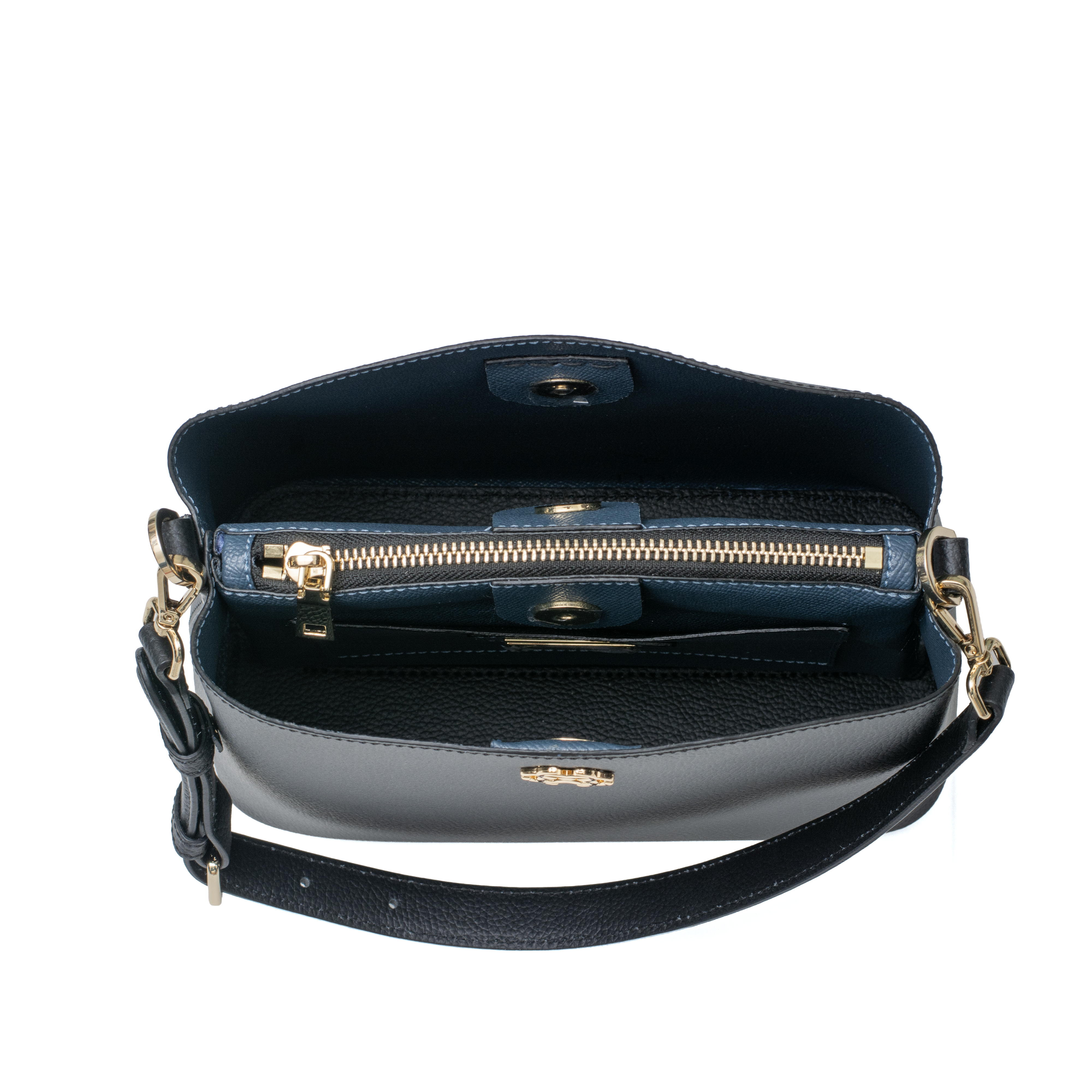Genuine Soft Grain Leather Shoulder Bag for Women